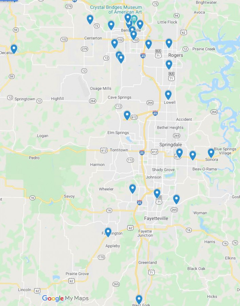 Making Spaces Map