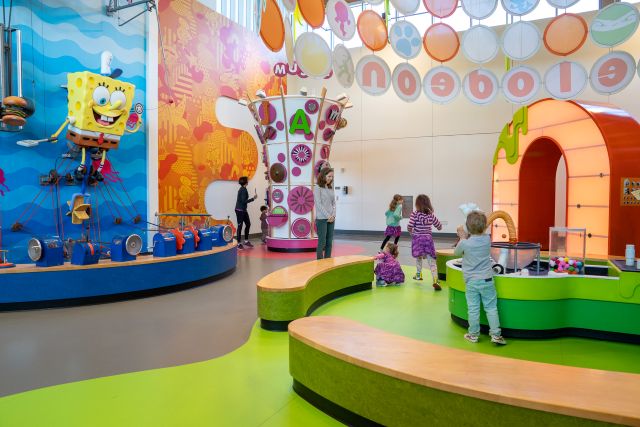 Children Playing in Nickelodeon Play Lab