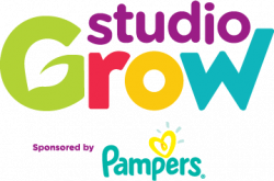 Studio Grow Logo Sponsored By Pampers